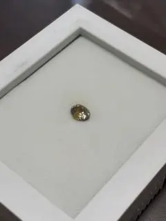 大粒 3.532ct】天然 グリーンサファイア ルース 宝石鑑別書付き - メルカリ