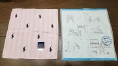 【未使用品】ラルフローレン、キタムラ横浜限定 タオルハンカチ