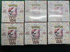 6 BOX スカーレット＆バイオレット ポケモン 151 箱 シュリンク