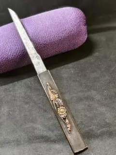 STERLING　SILVER 　刻印　藤本ナイフ　彫金　ペーパーナイフ　２本 STERLING SILVER 刻印 藤本ナイフ 彫金 ペーパーナイフ 2本 - メルカリ