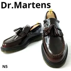 ドクターマーチン　ADRIAN　キルトタッセルローファー　バーガンディ　UK7