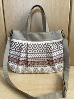 2way☆アジアン☆ハンドメイドショルダーバック☆トートバッグ☆グラニーバック☆