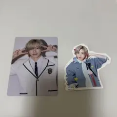 なにわ男子 道枝駿佑 HARD WORK トレカ ステッカー フレークシール