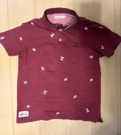 Hush Puppies ポロシャツ 短丈 レッド Mのサムネイル