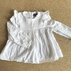 Polo Ralph Lauren サイズ4 ホワイト長袖シャツ