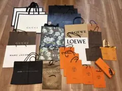★エルメス＆ルイヴィトンLV＆グッチ＆ロエベ等ショッパーセット★紙袋のサムネイル