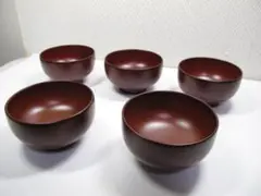 新品 未使用 ￼上品上質 高級 越前漆器 祖雅堂 古代朱 福鉢 小鉢 小皿