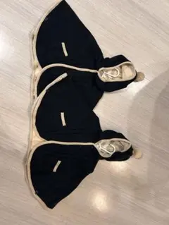 BURBERRY ベビーキッズ ポンチョフード付き2着セット 双子