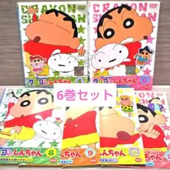 クレヨンしんちゃん DVD6枚セット TV版傑作選 第3期 レンタル落ちL-10