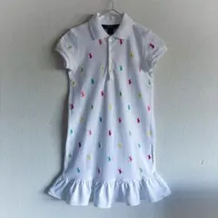 極美品 POLO RALPH LAUREN ポロシャツワンピース 120 130