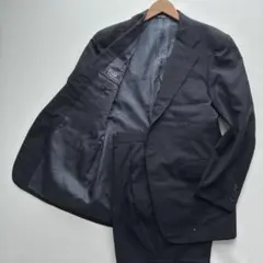 90s AB7ポロラルフローレン スーツ セットアップ 三角タグ　日本製　紺のサムネイル