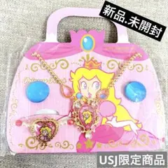 USJ マリオ　キッズジュエリーセット　ピーチ　アクセサリー　ネックレス　ブレスのサムネイル
