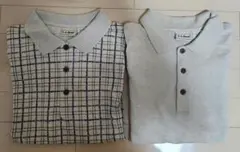 エルエルビーン ポロシャツ メンズ M 半袖 2枚 ベージュ 秋