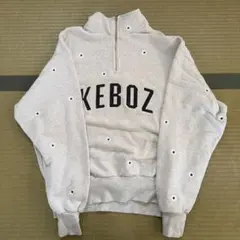 KEBOZ ハーフジップスウェット Mサイズ グレー