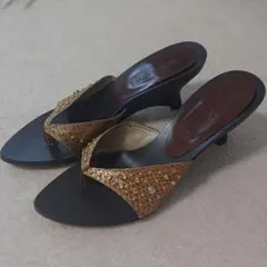 ウェッジソール サンダル ミュール