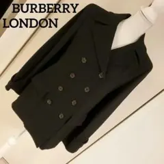 BURBERRY LONDON バーバリー ロンドン ダブルコート(ブラック)