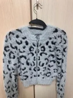 レオパード柄ファー素材ジャケット