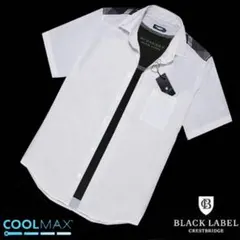 新品 L ブラックレーベル クレストブリッジ CBチェック ジャージー半袖シャツ