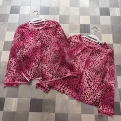 Kiro dublin ヒョウ柄 Tシャツ ピンク - メルカリ