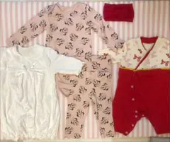 女の子　ミニーマウス　5点セット