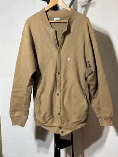 レアカラー Champion リバースウィーブ スナップカーディガン オーカー