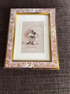 ミニーの二つ折りフォトフレームとシングルフォトフレームセット