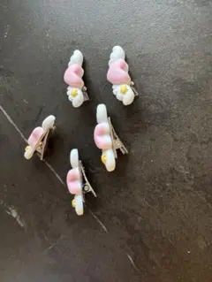 犬猫用　ヘアクリップ 5個セット