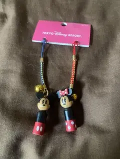 東京ディズニーリゾート ミッキー・ミニー ストラップ