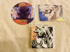 ヒロアカ　爆豪勝己　一番くじ　ラバーキーホルダー　コースター　ウエハースカード