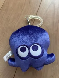 スプラトゥーン3 タコ ダイカット パスケース パープル キーホルダー