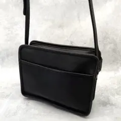 COACH オールドコーチ ショルダーバッグ クロスボディ レザー ブラック