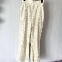 新品未使用 chocol raffine robe レースフレアパンツのサムネイル