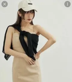 【値下げ】N WITH.キャミワンピース カーキのサムネイル