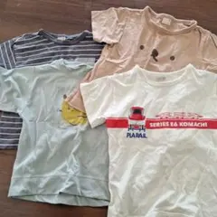 キッズ Tシャツ 4枚セット　100.110プティマイン
