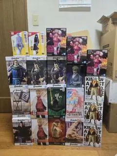 ワンピース&ナルト&キングダム&呪術廻戦等人気アニメプライズフィギュア20体