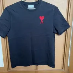 ami alexandre mattiussi ロゴTシャツ ブラックのサムネイル
