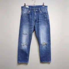 ★日本製 SEVESKIG USED加工 TALON セルビッチ デニムパンツのサムネイル