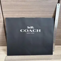 COACH ショップ袋 黒 茶色 2点セット