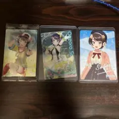 大空スバル トレーディングカード 3枚セット　ホロライブ