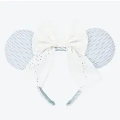 ディズニー カチューシャ ミニー レース ブルー