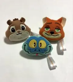 ズートピア2 MASHIMASHIぬいぐるみフェイスリング（3種セット）