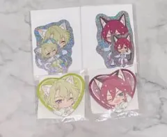 新品♡ あんスタ アニカフェ 舞珠 缶バッジ キラキラ ステッカー