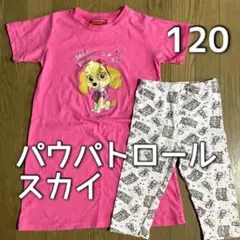 120cm パウパトロール ワンピース レギンス 2点セット　半袖ワンピ