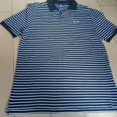 Nike ボーダー ポロシャツ Lサイズ