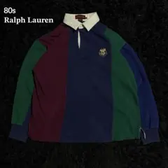 u*a様 80s Chaps Ralph Lauren ポロシャツ ラガーシャツ