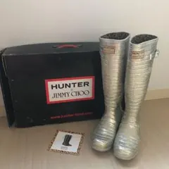 HUNTER × JIMMY CHOO ハンター ジミーチュウ レインブーツ 5