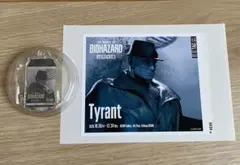 バイオハザード ラベル缶 タイラント ステッカー キーホルダー