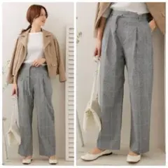 新品 アーバンリサーチ グレンチェック ワイドパンツ 定価9180円36