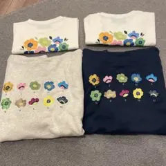 ボーイフレンド ニコアンド コラボ フラワープルオーバーフーディー