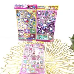 サンリオキャラクター　平面　ホログラムシール 3枚セット